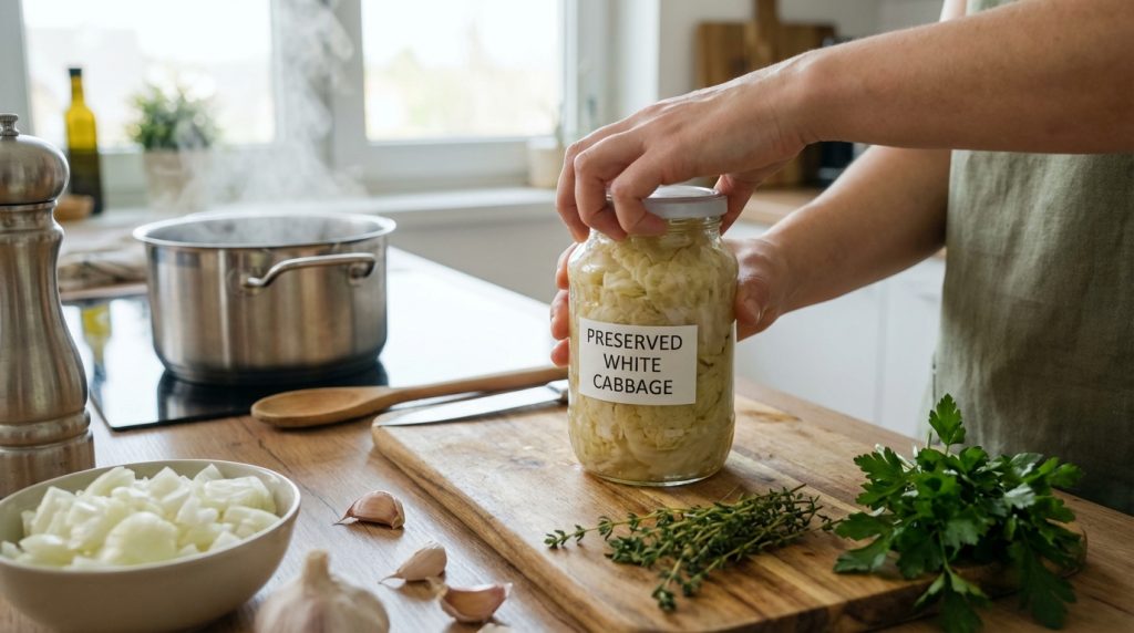 objevte snadný způsob, jak doma připravit chutné bílé zelí ze sklenice. náš jednoduchý recept vám pomůže vytvořit zdravý a lahodný pokrm během chvíle.