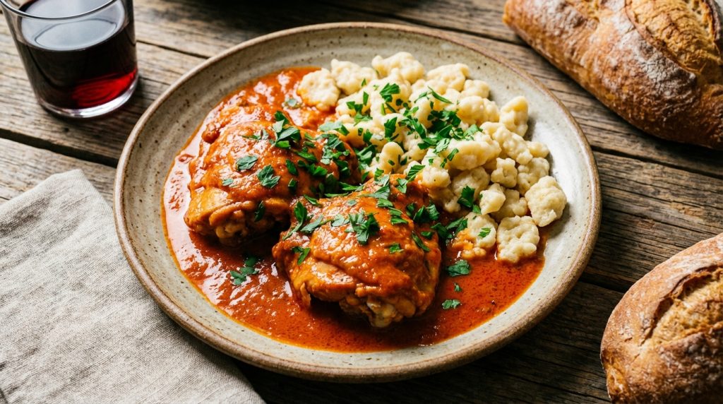 naučte se připravit chutné kuře na paprice doma s naším jednoduchým receptem plným chutí a tradiční české kuchyně.