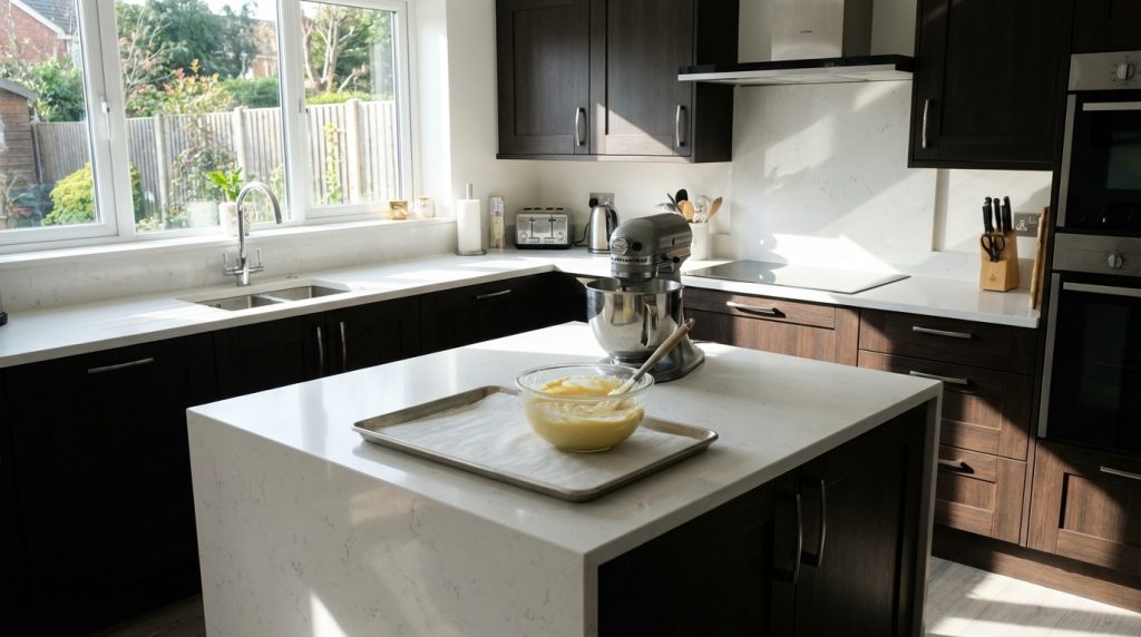 objevte jednoduchý a rychlý recept na přípravu hrníčkového piškotu na plech, který potěší každého milovníka domácího pečení.