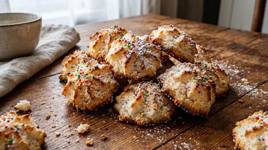 objevte, jak snadno připravit klasické kokosky podle tradičního receptu. naučte se krok za krokem vytvořit lahodné kokosové cukroví, které potěší celou rodinu.