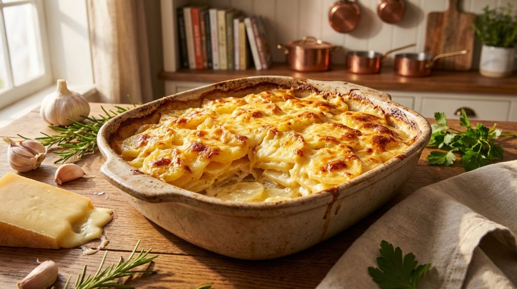 naučte se, jak snadno a rychle připravit chutné zapečené brambory doma s naším jednoduchým receptem plným chutí.