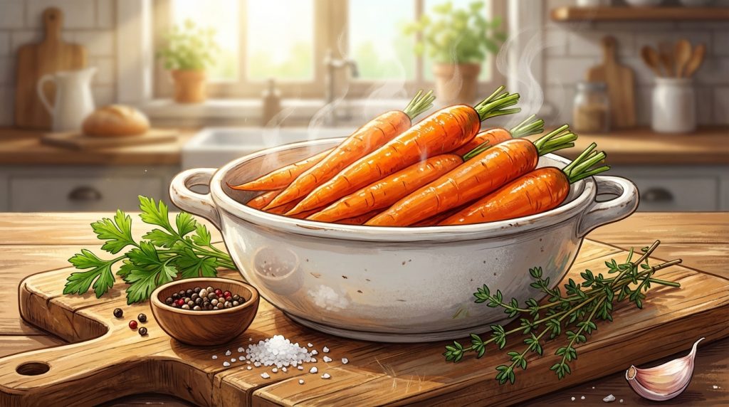 objevte, jak připravit dušenou mrkev chutně a zdravě s našimi snadnými a výživnými recepty pro každodenní stravování.