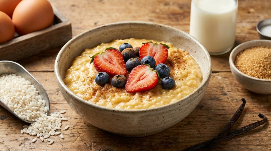 objevte jednoduchý a rychlý recept na lahodný rýžový nákyp, který si zamilujete. naučte se, jak připravit chutný dezert krok za krokem.