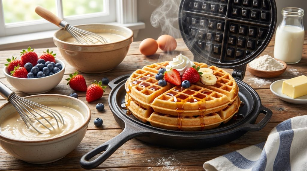 objevte jednoduchý recept na přípravu lahodných domácích vaflí, které potěší celou rodinu. naučte se krok za krokem vytvořit dokonalou snídani nebo dezert.