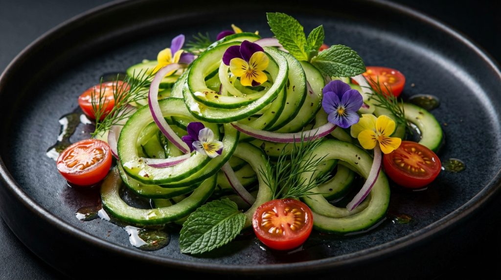 objevte jednoduchý recept na okurkový salát, který zachutná celé rodině. naučte se připravit svěží a chutný salát, jenž osvěží každý stůl.