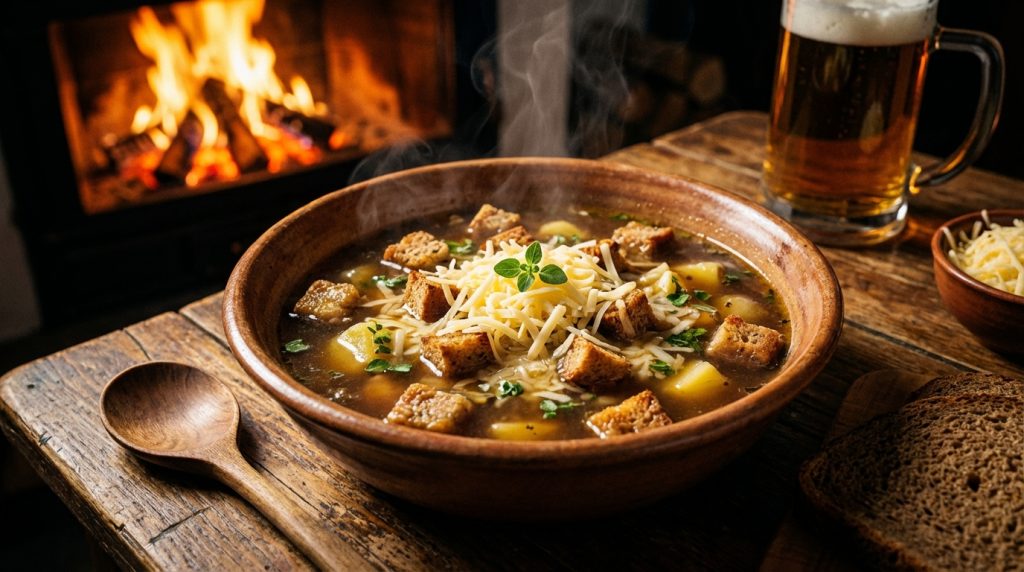 objevte, jak snadno připravit tradiční českou česnečku s jednoduchými ingrediencemi a vychutnejte si autentickou chuť domova.