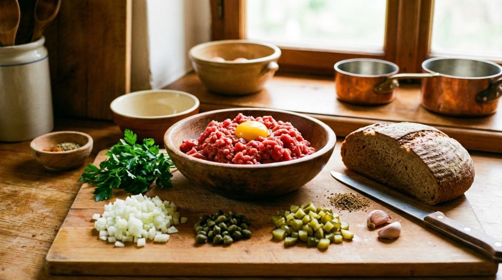 objevte, jak připravit tradiční český tatarák podle osvědčeného receptu. naučte se správné postupy a ingredience pro autentickou chuť nejlepšího tataráku.