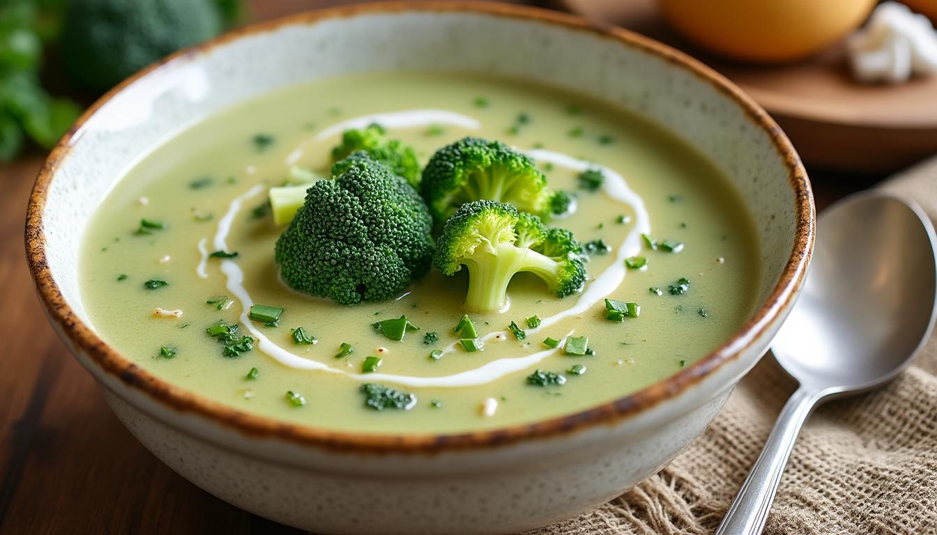 objevte snadný recept na lahodný brokolicový krém, ideální pro každou příležitost. naučte se připravit zdravou a chutnou polévku krok za krokem.