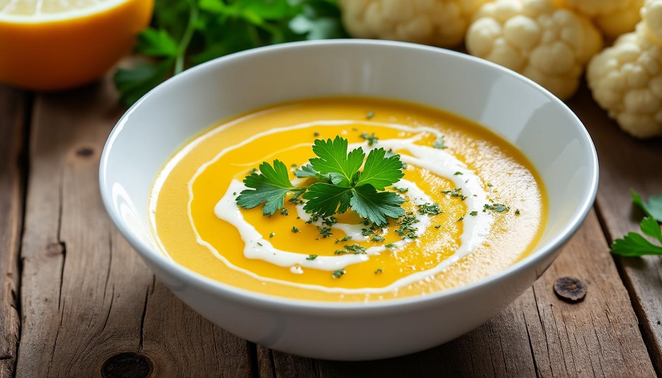 objevte jednoduchý recept na lahodnou květákovou polévku, kterou připravíte rychle a snadno. ideální volba pro chutný a zdravý oběd či večeři.