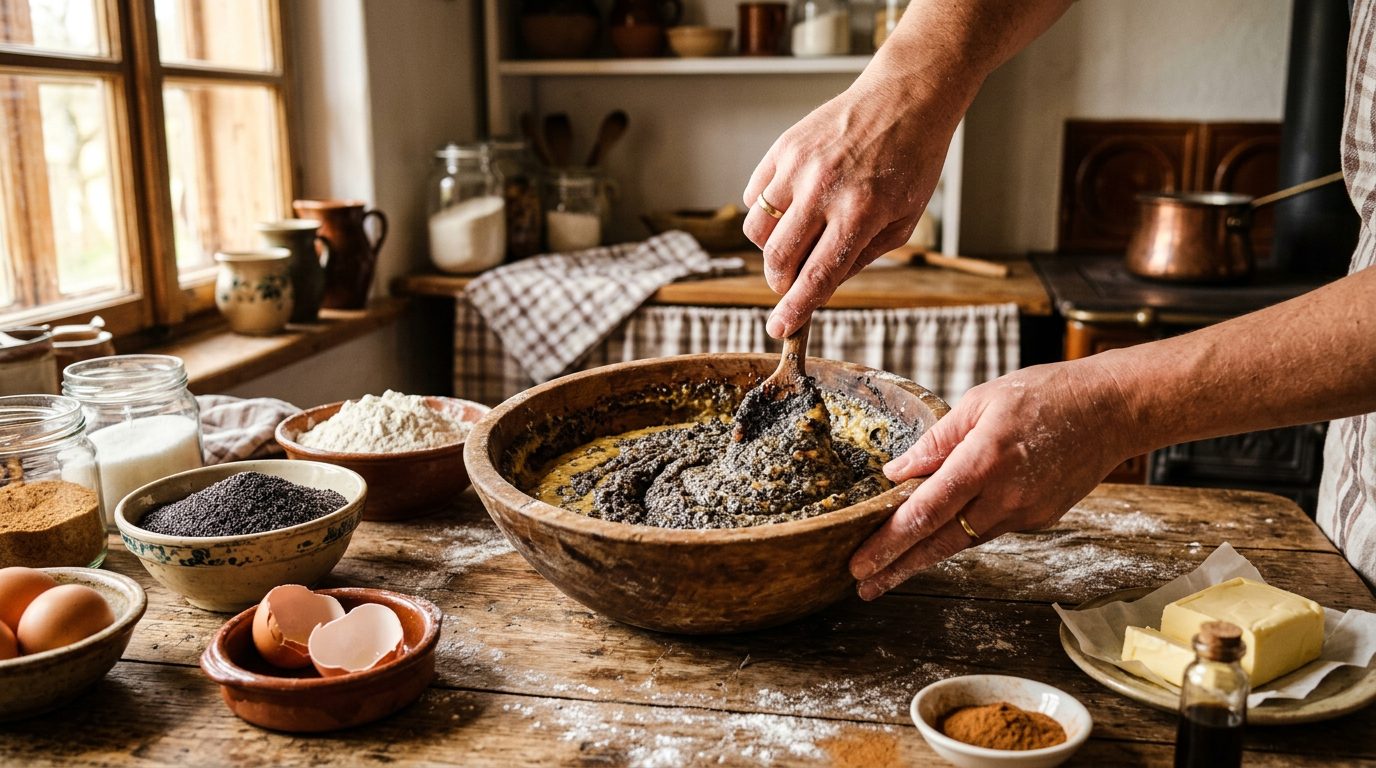 naučte se připravit lahodný makovec podle tradičního receptu. jednoduchý postup krok za krokem pro dokonalý domácí makový koláč.