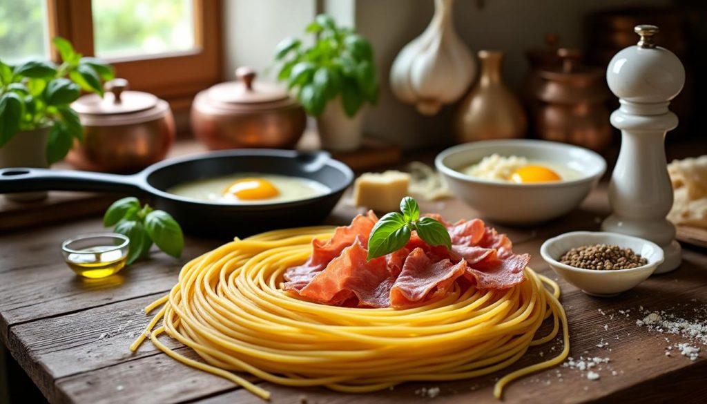 naučte se, jak připravit tradiční italské carbonara podle autentického receptu. snadný a chutný pokrm, který si zamilujete.