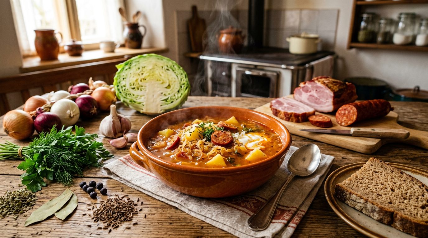 naučte se připravit tradiční českou zelňačku podle osvědčeného receptu krok za krokem. lahodná a sytá polévka plná chuti pro každou příležitost.
