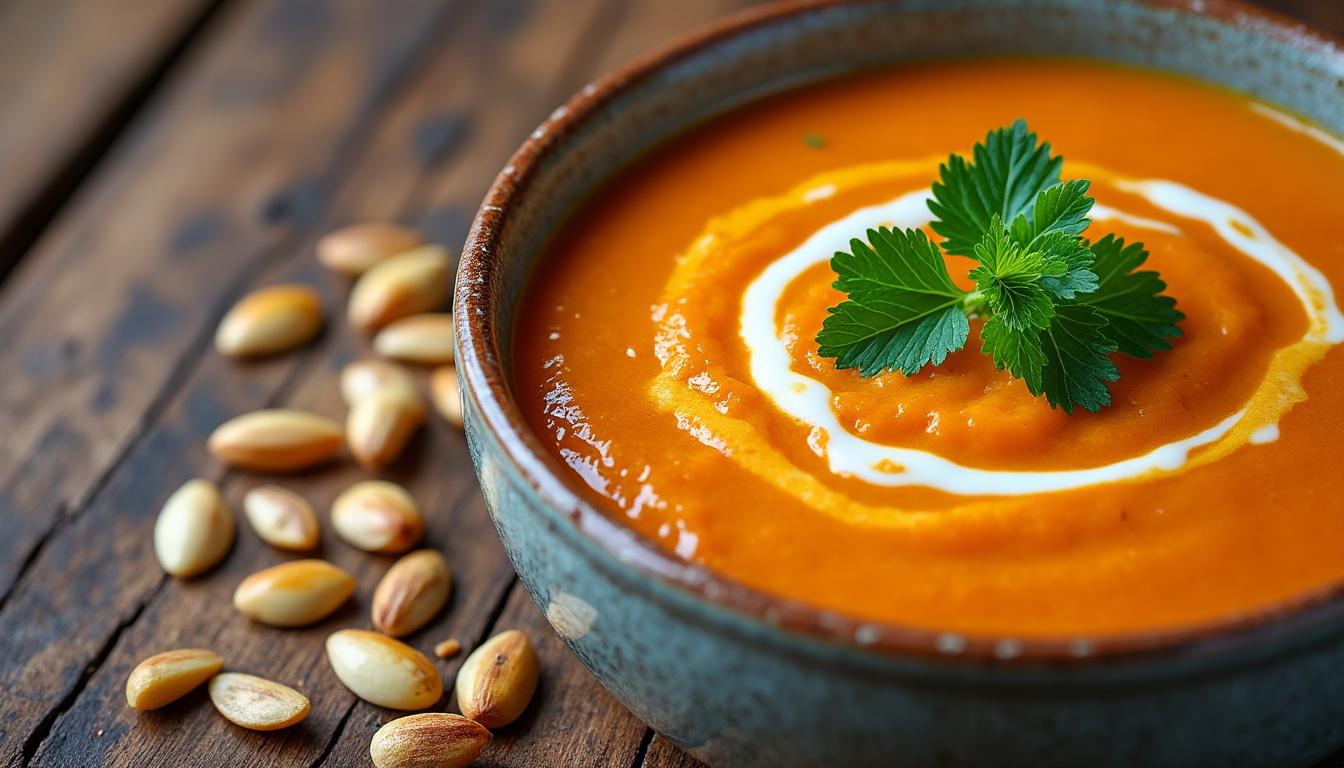 objevte lahodný recept na mrkvovou polévku, která osvěží a potěší vaše chuťové pohárky. snadná příprava a zdravé ingredience pro každodenní pohoštění.