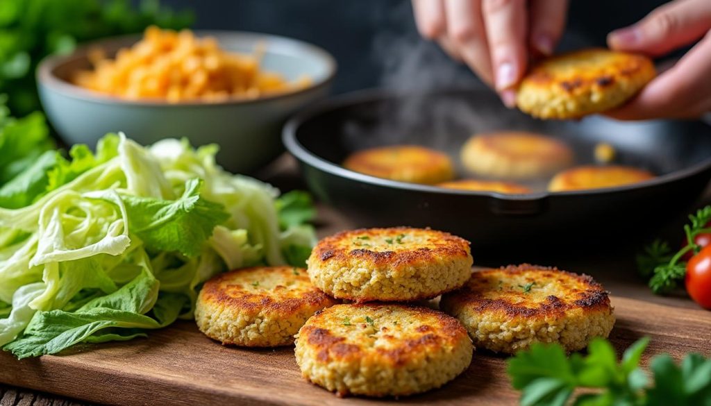 objevte jednoduchý recept na chutné kapustové karbanátky krok za krokem. naučte se připravit lahodné a zdravé pokrmy snadno a rychle.