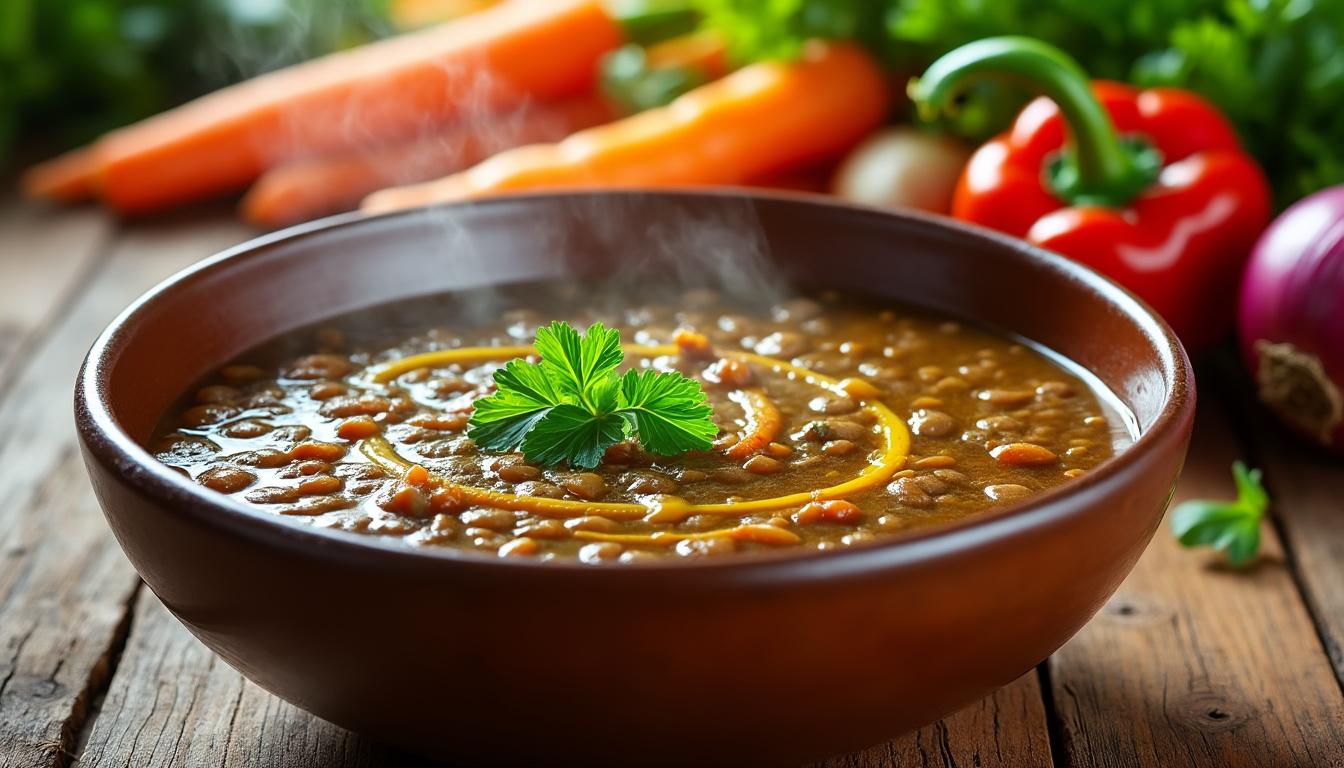 objevte jednoduchý recept na chutnou čočkovou polévku s podrobným návodem krok za krokem, který vám pomůže připravit výborné a zdravé jídlo doma.