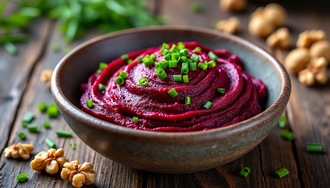 naučte se, jak snadno připravit lahodnou domácí pomazánku z červené řepy, která potěší vaše chuťové buňky a zpestří každý stůl.