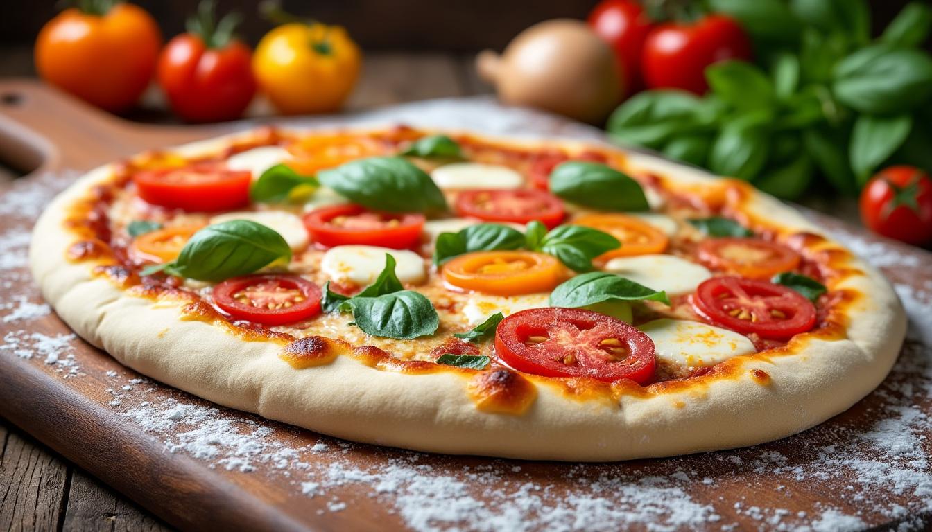 objevte nejlepší recepty na pizzu pro snadnou a chutnou domácí přípravu. naučte se, jak vytvořit lahodnou pizzu krok za krokem.