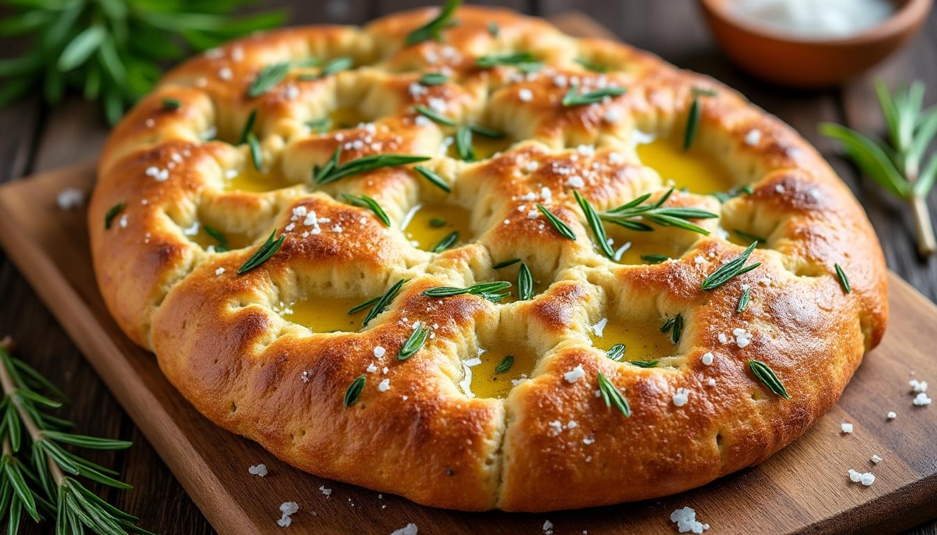 snadný recept na domácí focacciu, který zvládne každý. objevte lahodný a jednoduchý způsob, jak si připravit chutný italský chléb přímo doma.
