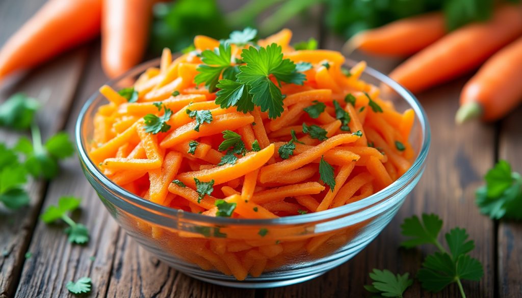 naučte se připravit chutný mrkvový salát jednoduše a rychle s naším snadným receptem plným zdravých ingrediencí.