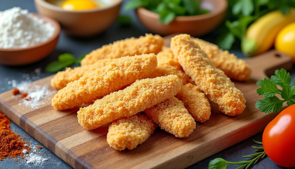 objevte snadný recept na domácí kuřecí stripsy, které jsou křupavé a plné chuti. naučte se, jak je připravit krok za krokem.