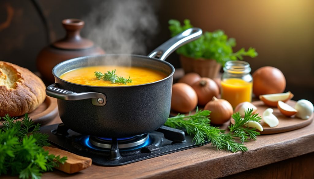 objevte jednoduchý recept na lahodnou drožďovou polévku, kterou snadno připravíte doma. naučte se krok za krokem, jak vytvořit chutnou a výživnou polévku plnou tradičních chutí.