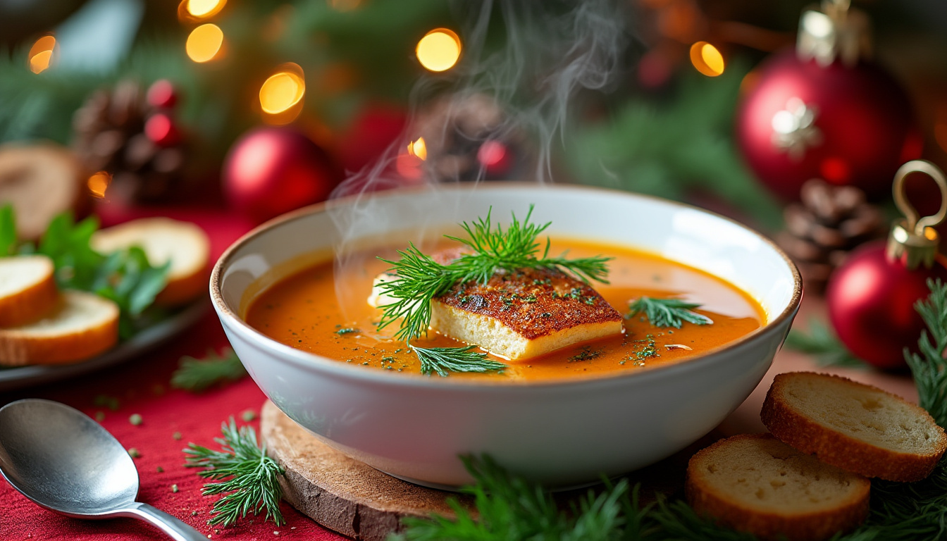 objevte recept na tradiční kapří polévku a zjistěte, proč je tak oblíbená v české kuchyni. naučte se připravit chutnou a výživnou polévku krok za krokem.