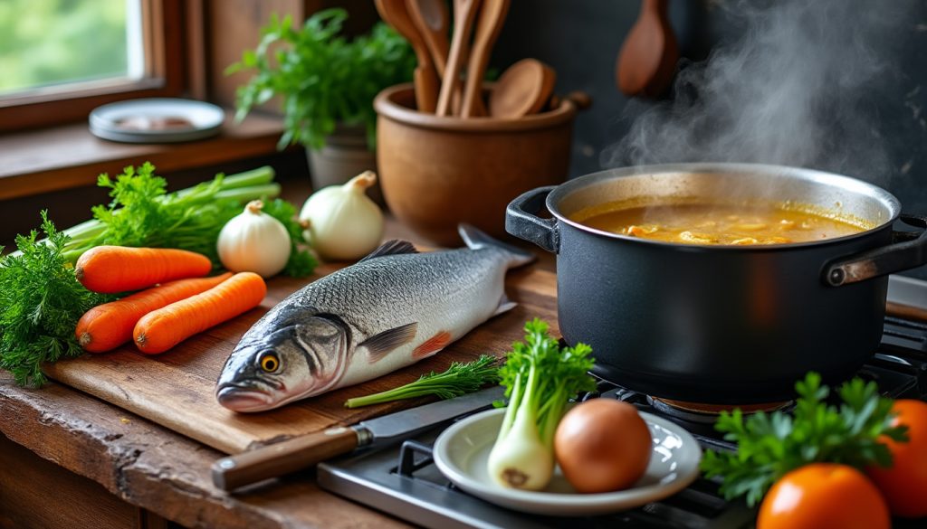 objevte recept na tradiční kapří polévku a zjistěte, proč je tento lahodný pokrm tak oblíbený v české kuchyni. naučte se připravit chutnou a autentickou polévku krok za krokem.