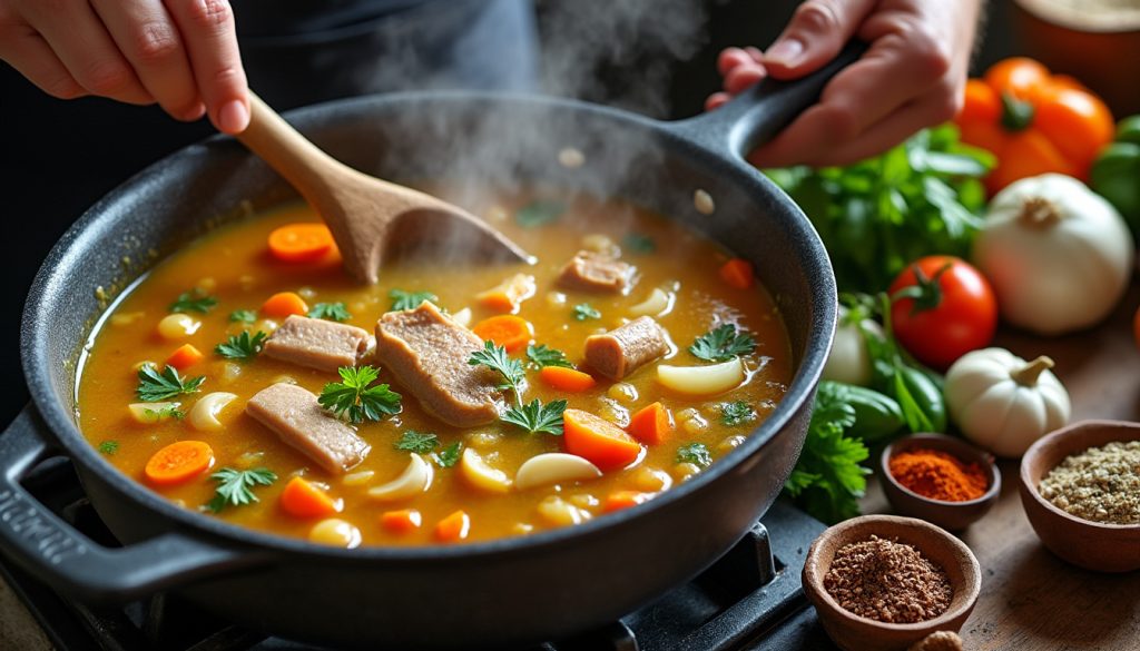 naučte se, jak připravit tradiční českou dršťkovou polévku podle osvědčeného receptu krok za krokem. vyzkoušejte autentickou chuť klasiky!