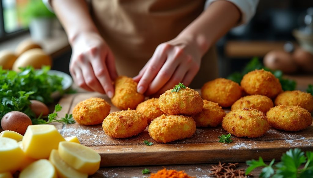 objevte jednoduchý recept, jak připravit chutné krokety doma. naučte se krok za krokem, jak dosáhnout křupavé a lahodné pochoutky, kterou si zamilujete.