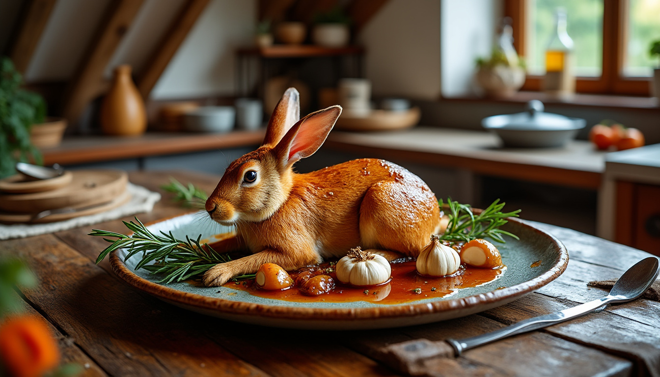 objevte, jak připravit chutný králík recept s naším jednoduchým a praktickým návodem. naučte se krok za krokem, jak připravit lahodné jídlo z králičího masa.
